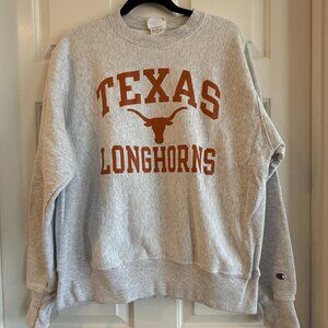 EUC Champion Reverse-Weave Sweatshirt Texas Longhorns Size M